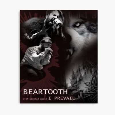 Beartooth Poster Official Beartooth Band Merch