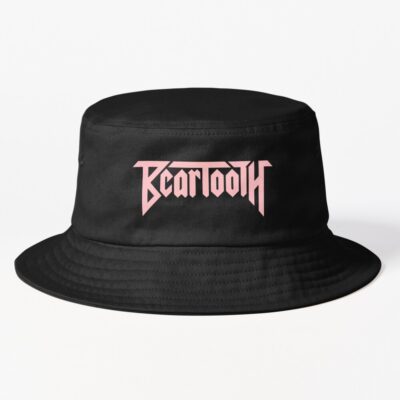 Beartooth Pink Logo Bucket Hat Official Cow Anime Merch