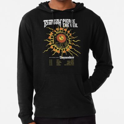 Beartooth X Pierce The Veil Australia Tour 2023 V Neck Hoodie Official Cow Anime Merch