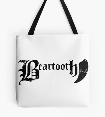 Beartooth Logo Hardcore Punk Tote Bag Official Beartooth Band Merch