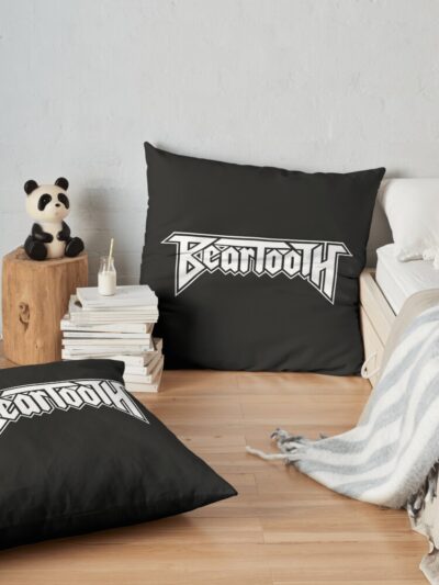 Beartooth Throw Pillow Official Beartooth Band Merch