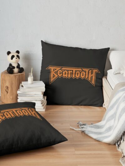 Beartooth Throw Pillow Official Beartooth Band Merch