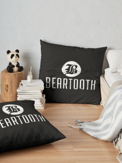 Beartooth Throw Pillow Official Beartooth Band Merch