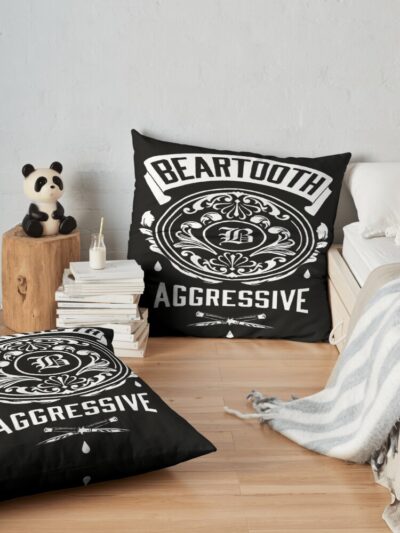 Original Of Beartooth Throw Pillow Official Beartooth Band Merch