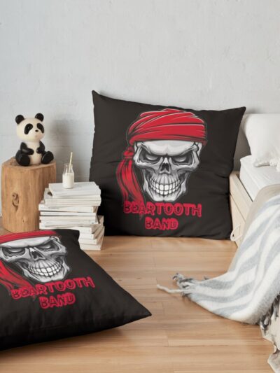 Beartooth Band Throw Pillow Official Beartooth Band Merch