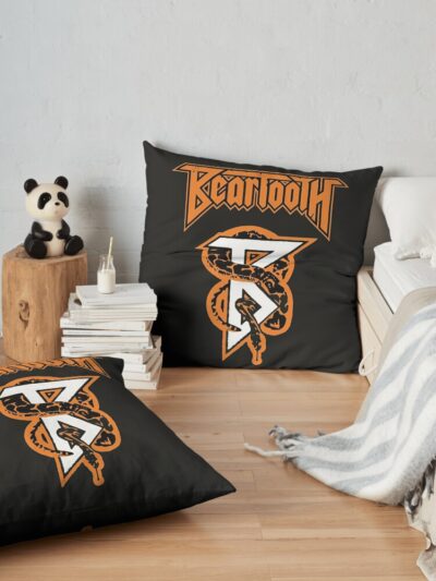 Beartooth Throw Pillow Official Beartooth Band Merch