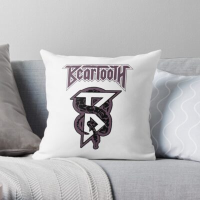 Beartooth Throw Pillow Official Beartooth Band Merch