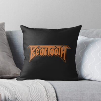 Beartooth Throw Pillow Official Beartooth Band Merch