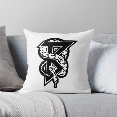 Best Seller Art2 Throw Pillow Official Beartooth Band Merch