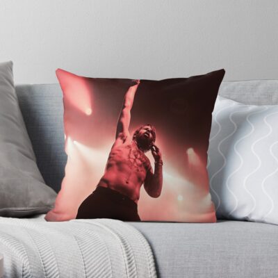 Beartooth Throw Pillow Official Beartooth Band Merch