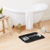 Beartooth White Gothic Logo Bath Mat Official Beartooth Band Merch