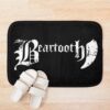 Beartooth White Gothic Logo Bath Mat Official Beartooth Band Merch