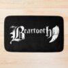 Beartooth White Gothic Logo Bath Mat Official Beartooth Band Merch