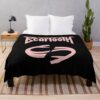 Beartooth Pink Logo Throw Blanket Official Beartooth Band Merch