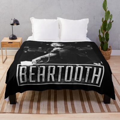 Beartooth Throw Blanket Official Beartooth Band Merch