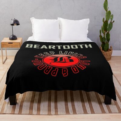 Beartooth Throw Blanket Official Beartooth Band Merch