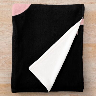 Beartooth Pink Logo Throw Blanket Official Beartooth Band Merch