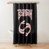 Beartooth Pink Logo Shower Curtain Official Beartooth Band Merch