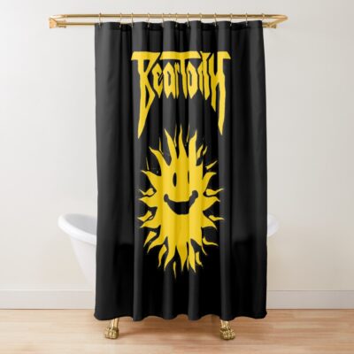 Beartooth Logo Merch Shower Curtain Official Beartooth Band Merch