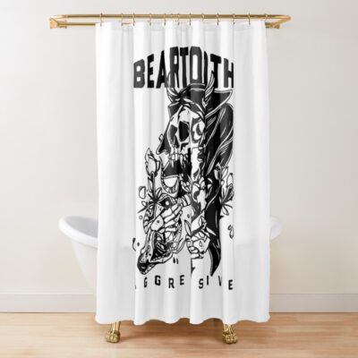 Beartooth Shower Curtain Official Beartooth Band Merch