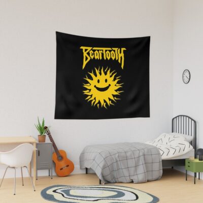 Beartooth Logo Merch Tapestry Official Beartooth Band Merch